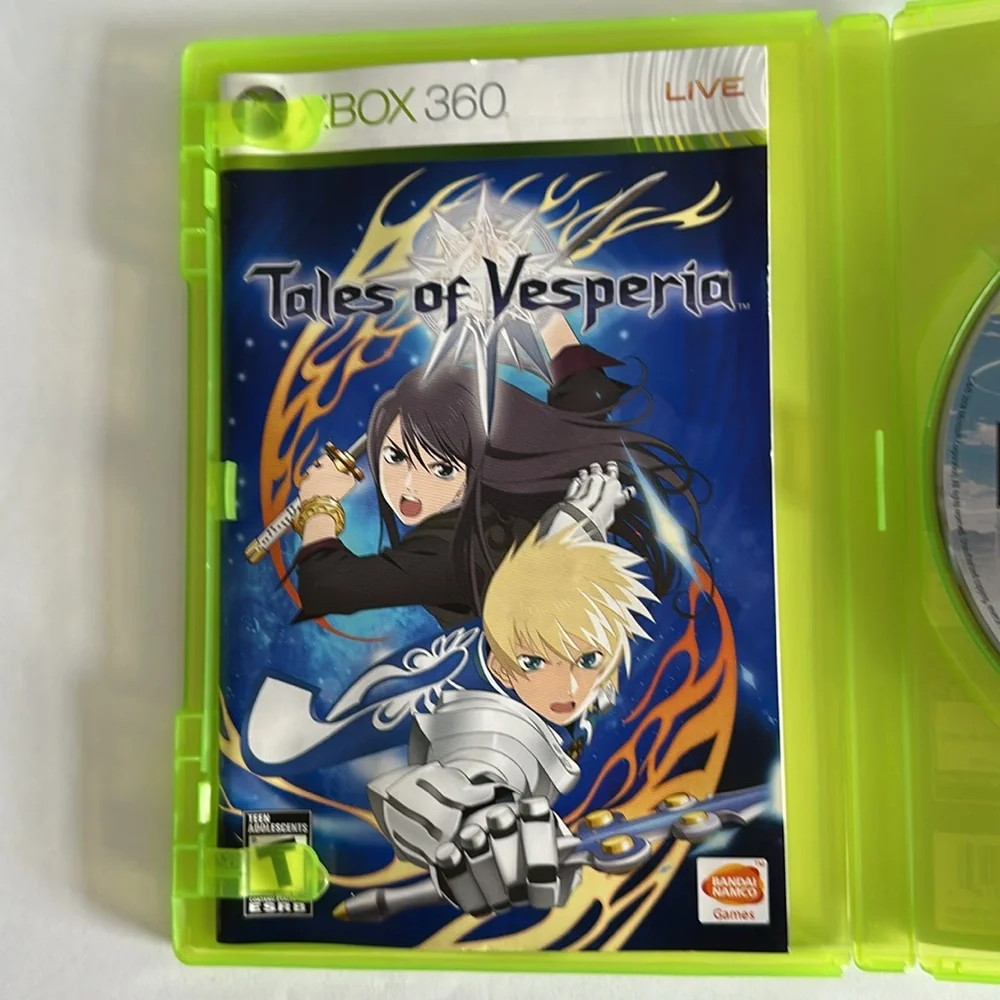 Tales of Vesperia Microsoft Xbox 360, 2008 Complete with Manual CIB